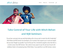 Tablet Screenshot of mitchbehan.com